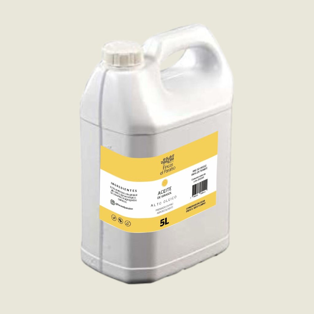 Aceite de Girasol Alto Oleico x 5 lt